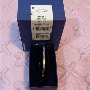 Swarovski Silver Crystal Bangle